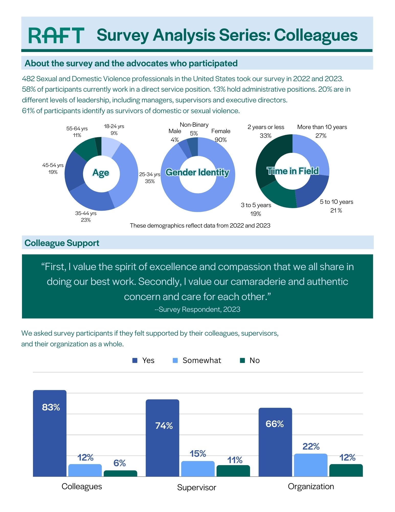 RAW Survey Colleagues Short Report