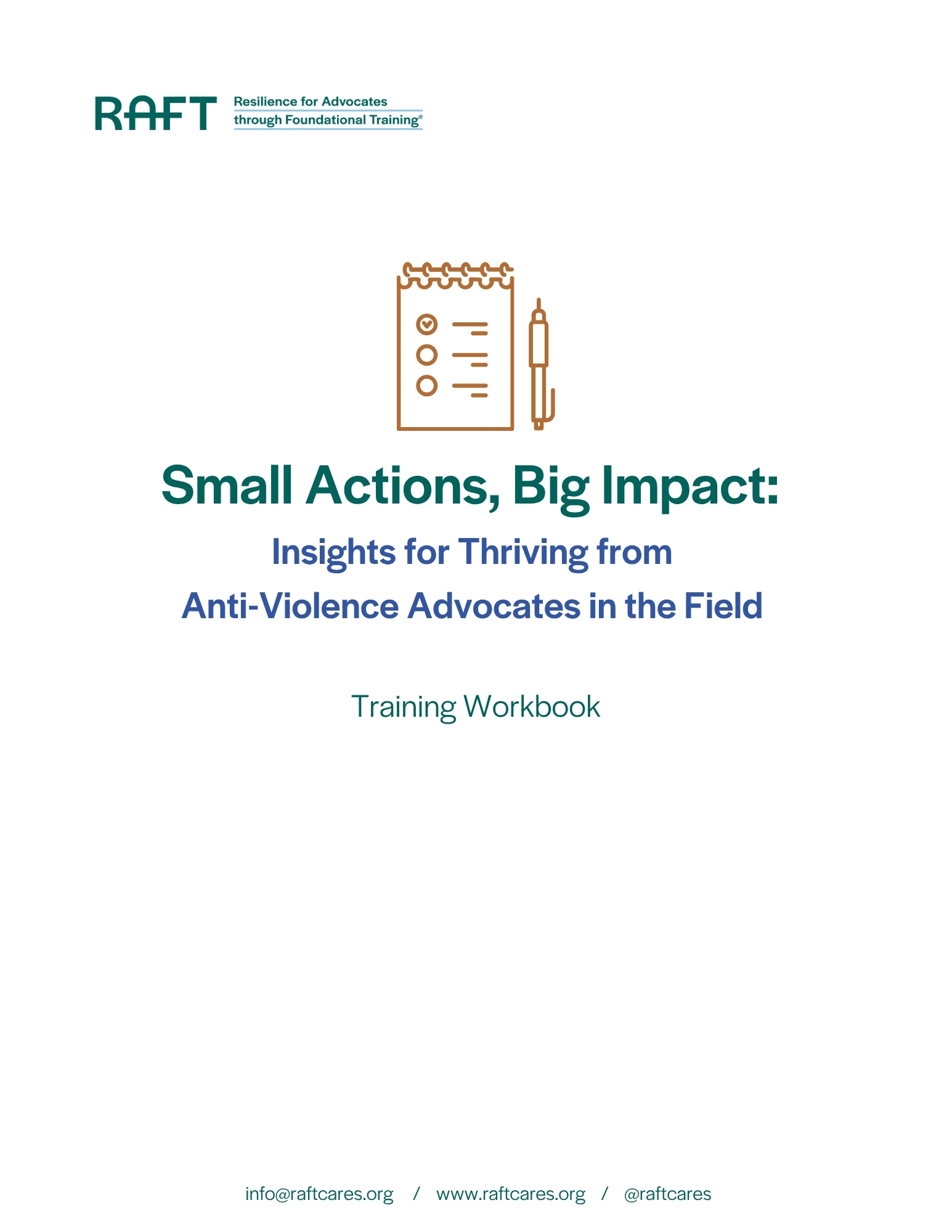 Small Actions, Big Impact Workbook